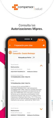 Compensar Salud android App screenshot 9