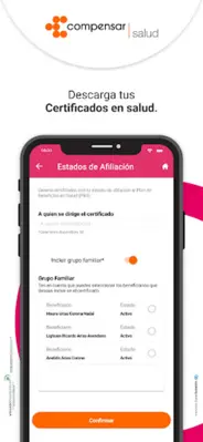 Compensar Salud android App screenshot 10